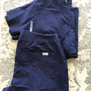 Navy scrub set. Limited edition styles.
